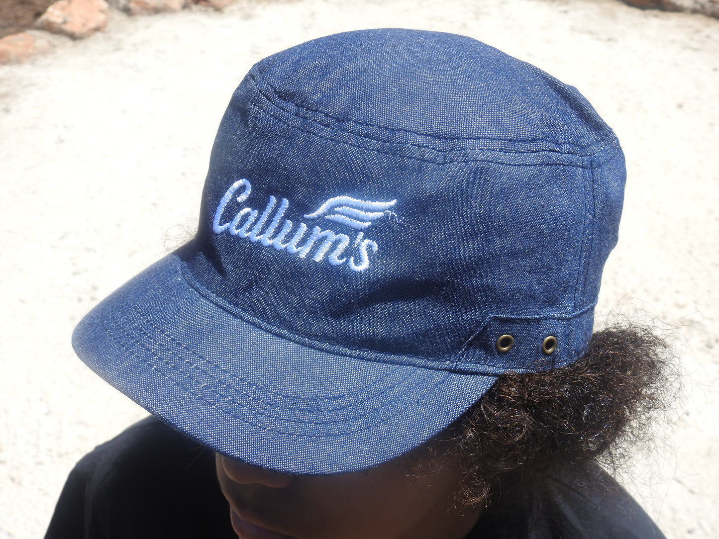 Callum's Denim Army Caps