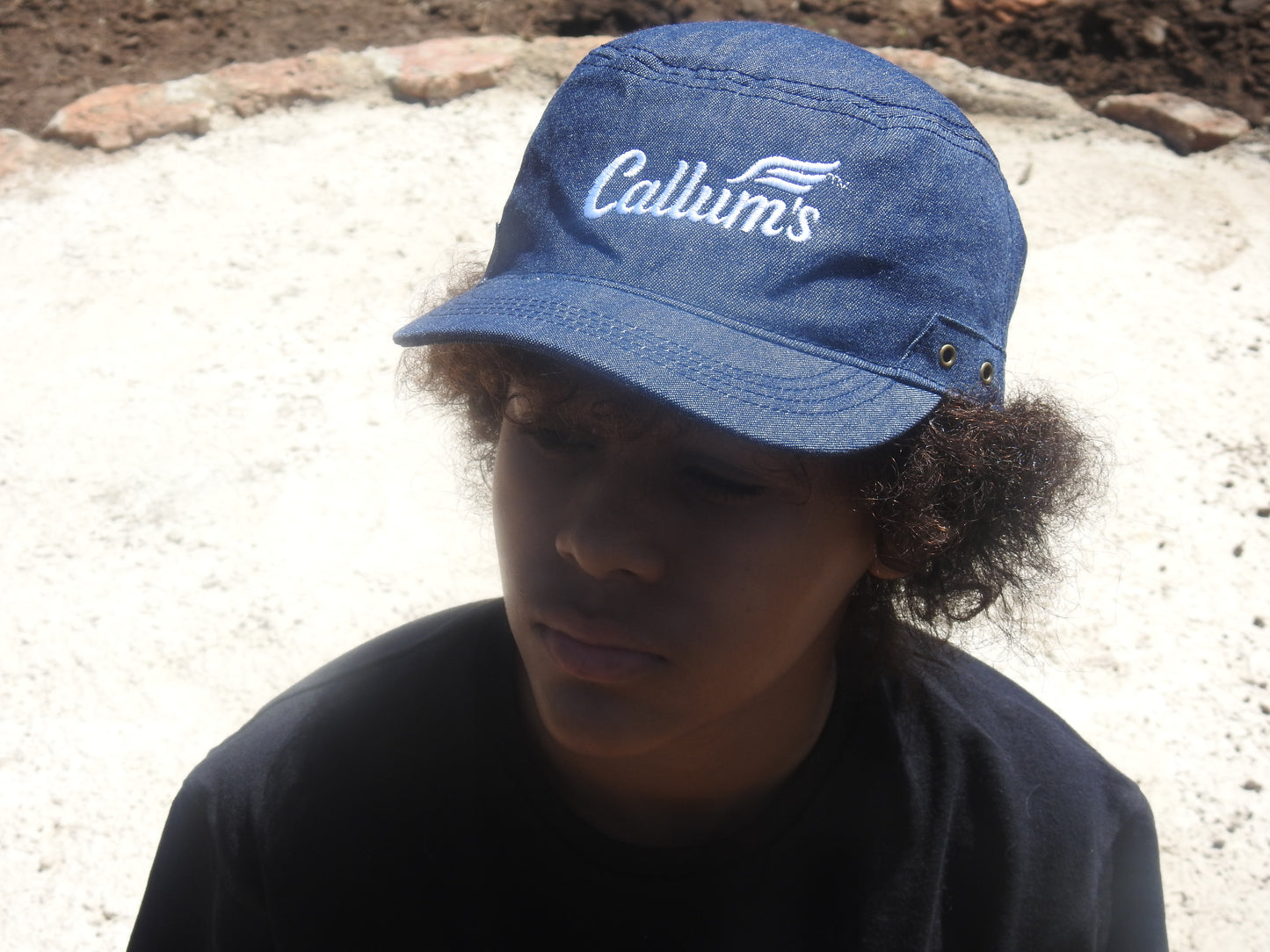 Callum's Denim Army Caps